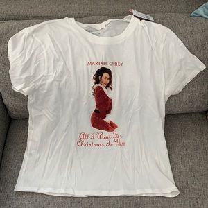 Mariah Carey “All I Want for Christmas is You” t-shirt.